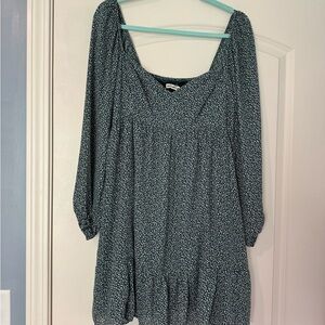Abercrombie Green Floral Dress